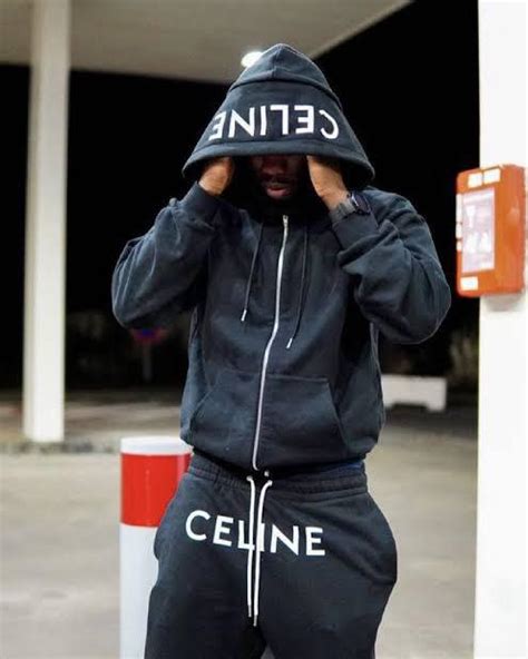 celine velour tracksuit|celine tracksuit pandabuy.